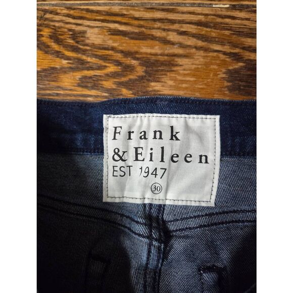 Frank & Eileen the Everyday Jean Cork Rind  Straight Leg Minimal High Rise Sz 30 - Picture 2 of 5